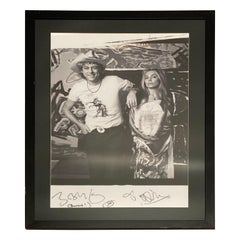 Used Signed Bob Geldoff for Vivienne Westwood Large Format Polaroid Photo, 2008