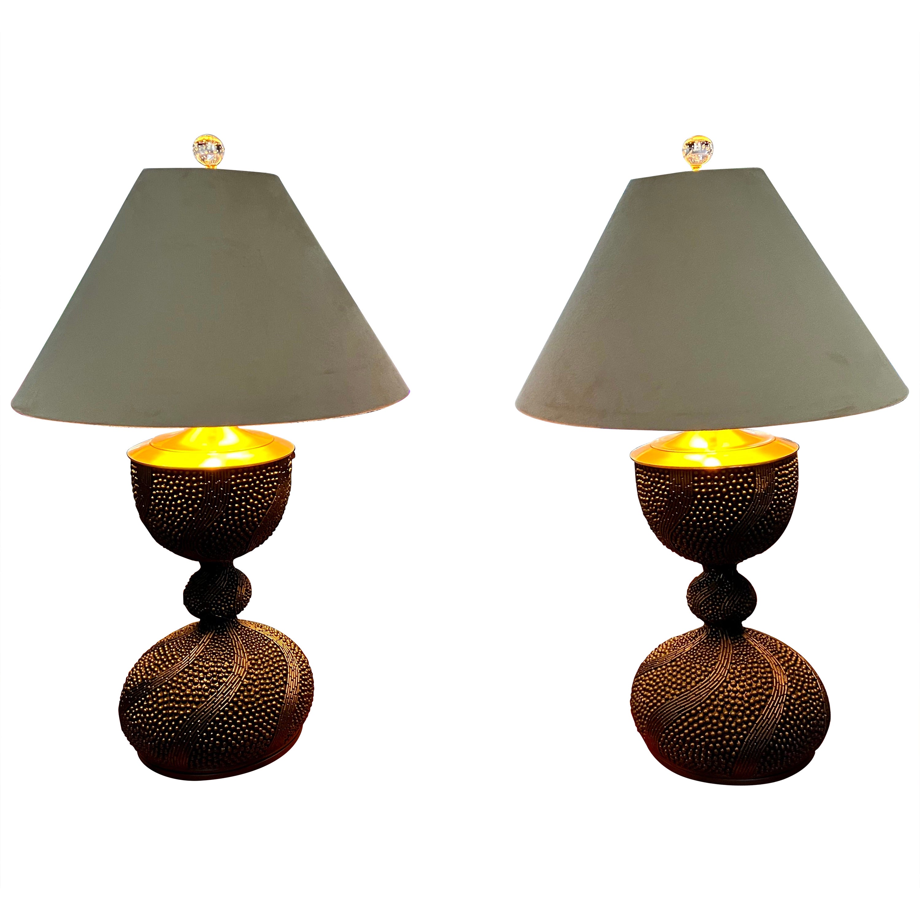 Modern hobnail lamp 2025