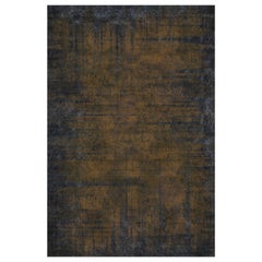 Großer, rechteckiger Teppich aus weichem Polyamide-Garn in Patina- und Zimtfarben, Kollektion Moooi