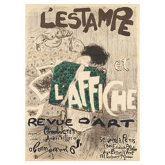 Original Antique Poster-Pierre Bonnard-L'Estampe Et L'Afficher, 1897