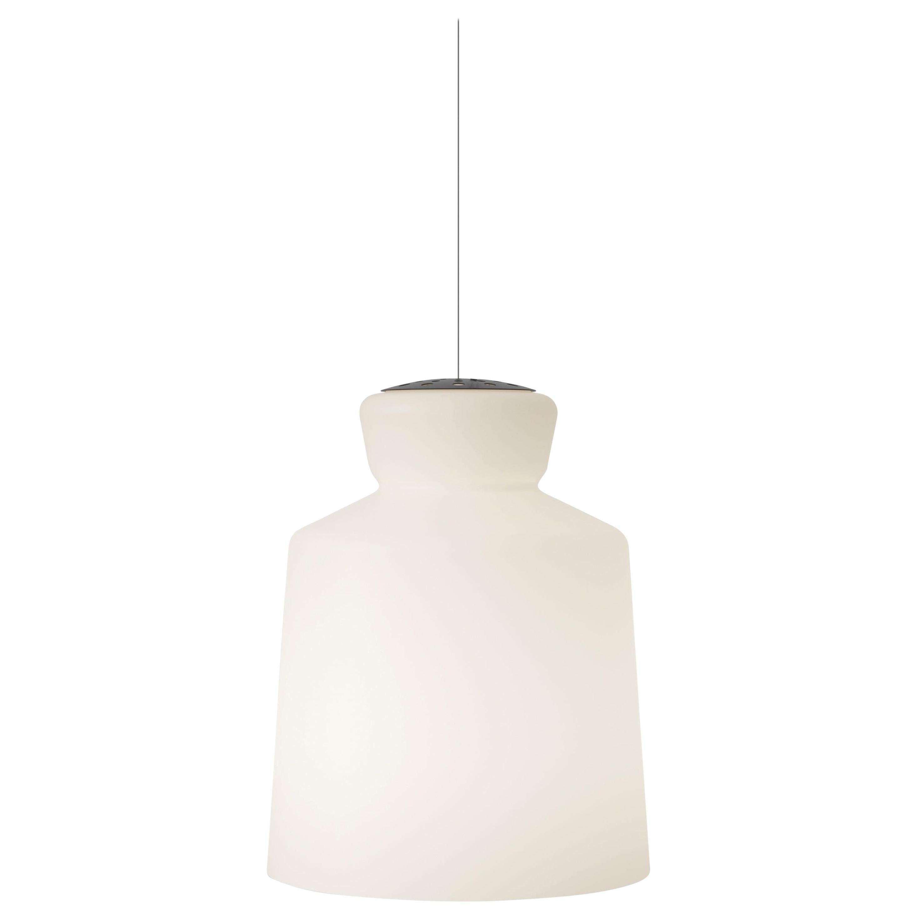 Plafonnier en opaline Cinquantotto SB de Santi & Borachia pour Astep