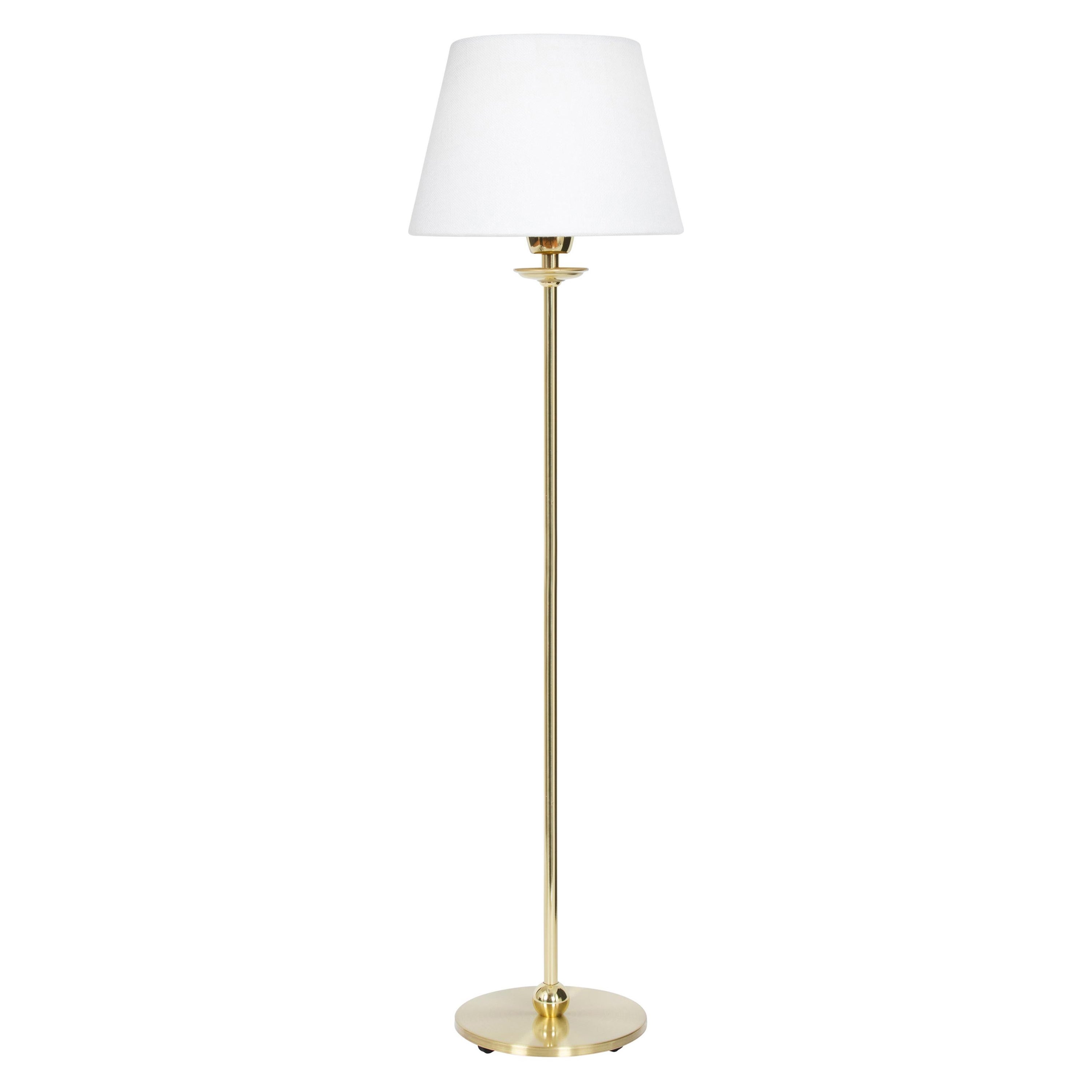 Konsthantverk Uno Medium Polished Brass Table Lamp For Sale
