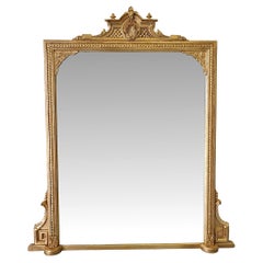 Fine 19th Century Giltwood Overmantle Mirror