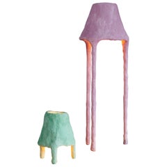 Contemporary Bright Things Lamp in Aluminium & plaster