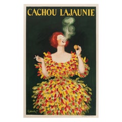 Leonetto Cappiello, affiche originale vintage, Cachou Lajaunie, Candy, 1920