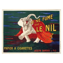 Leonetto Cappiello, Original Vintage Animal Poster, Le Nil, Elephant, 1912