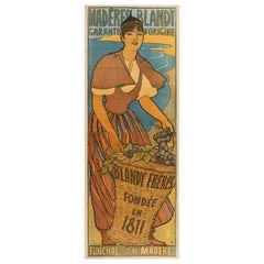 Réalier-Dumas, Original Vintage Alcohol Poster, Madeira Wine, 1897