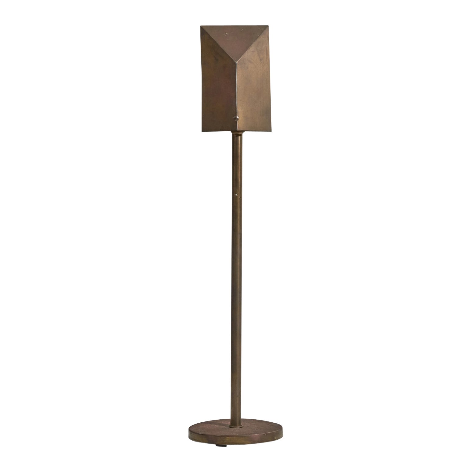 Lampadaire Hart Associates, laiton, États-Unis, années 1960 en vente