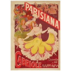 Original Vintage Poster-G. Biliotti-Parisiana-Opera-Dance, 1903