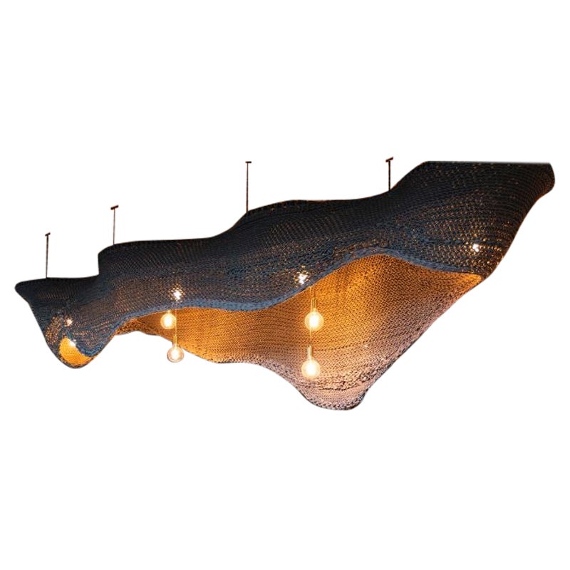 Böhmischer Amoeba-Kronleuchter, Bohemian Indoor-/Außen-Lichtskulptur von Studio Lloyd