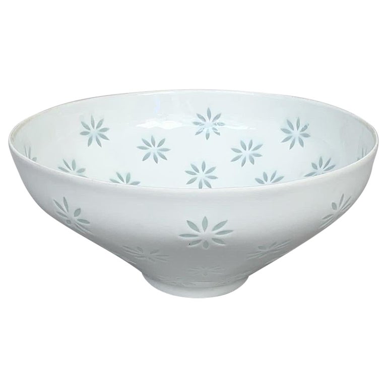 Friedl Holzer-Kjellberg Rice Grain Porcelain Bowl Arabia Finland 1950s For Sale