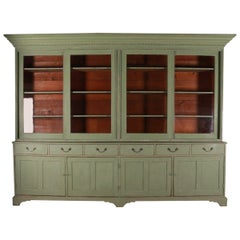 Used 19th Century English Glazed Kitchen Dresser