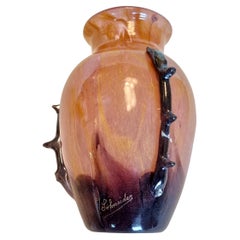 Vaso Art Deco Art Nouveau Charles Schneider firmato 1930´S France
