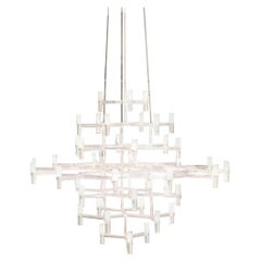 Markus Jehs & Jürgen Laub Lustre 'Crown Magnum' en blanc pour Nemo