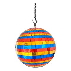 Vintage 1970s Multi-Color Disco Ball