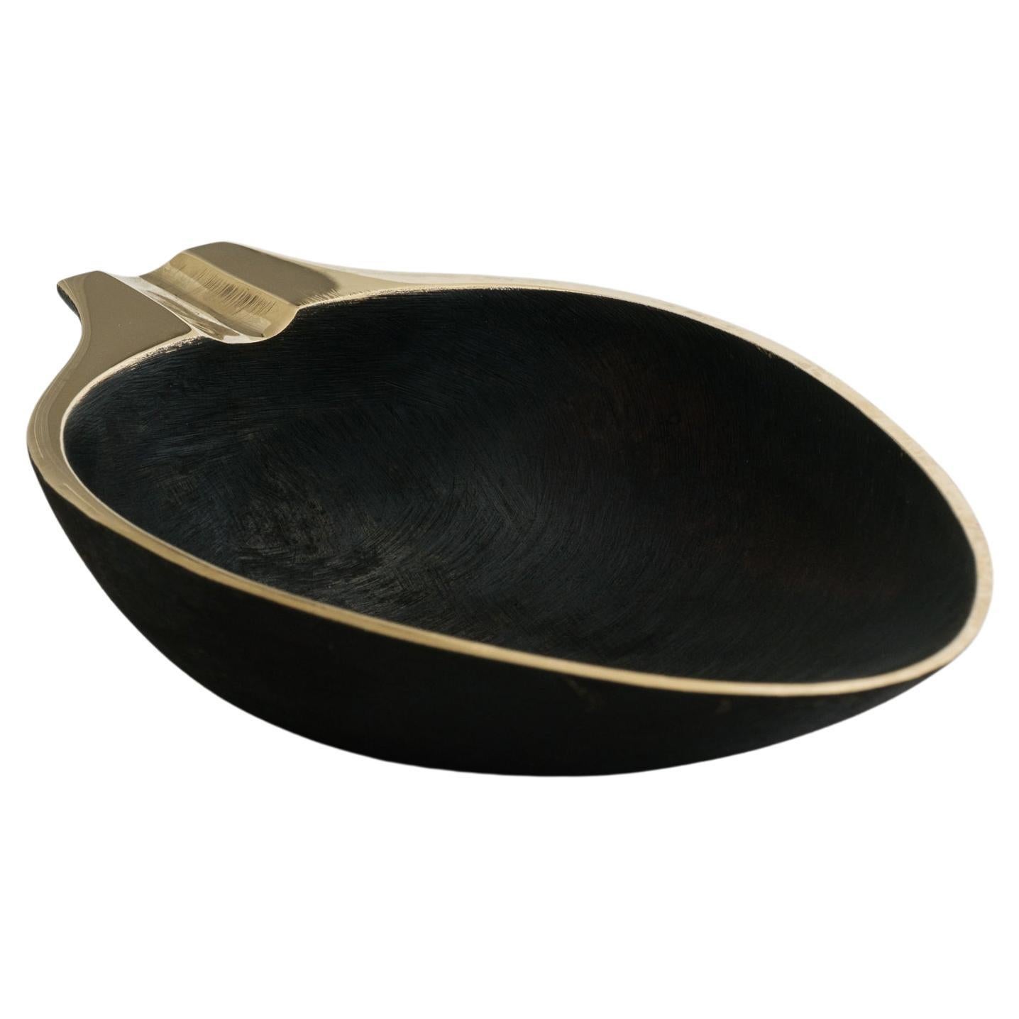 Carl Auböck Model #3548 Patinated Brass Bowl For Sale