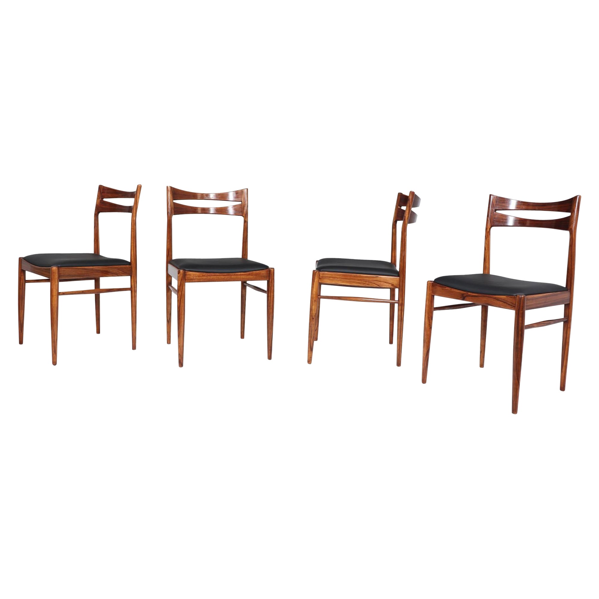 Set of Four Mid-Century Danish Dining Chairs