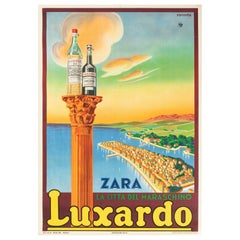 Original Vintage Poster-Raverta-Luxardo-Maraschino-Zara-Croatia-1939