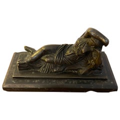 Antique Victorian Quality Bronze Figure