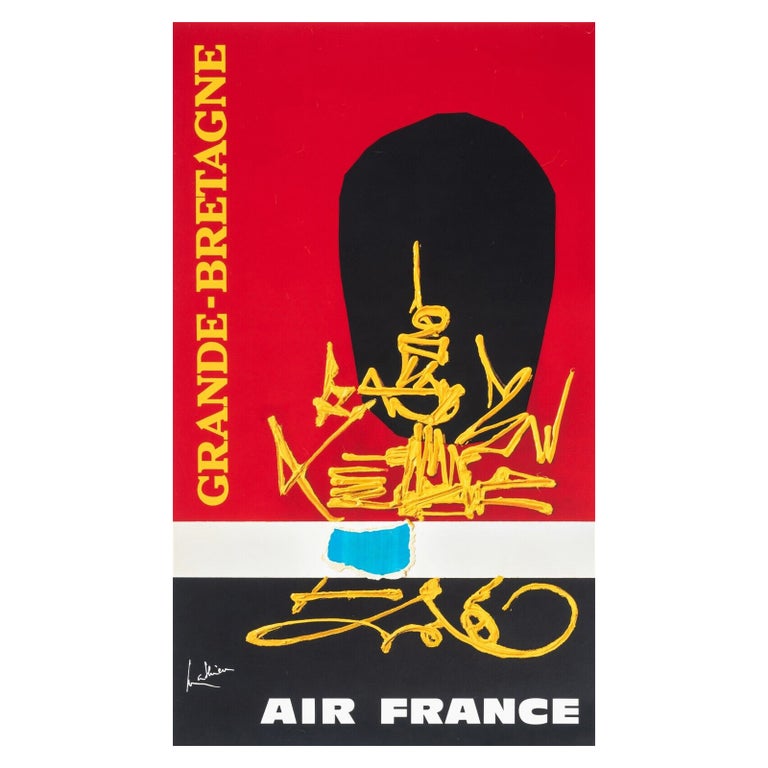 Vintage Air France Travel Posters - 94 For Sale on 1stDibs  vintage air  france posters, air france vintage posters, air france poster vintage