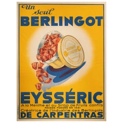 Original Vintage Poster, Berlingot Sweet Candy, Provence, 1930