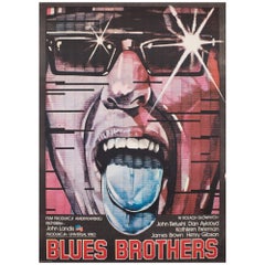 Blues Brothers 1982 Polish B1 Film Poster, Drzewinski