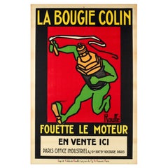 Original Vintage Poster-Rouffé-Colin Candle-Car-Motor, 1930