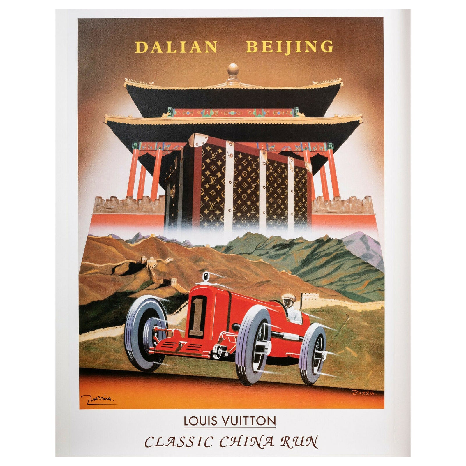 LOUIS VUITTON - Dalian Beijing - A poster Classic China…
