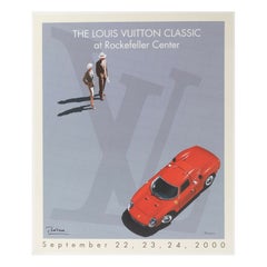 Vintage Razzia, 2000, Original Louis Vuitton Classic Car Poster, Ferrari 330