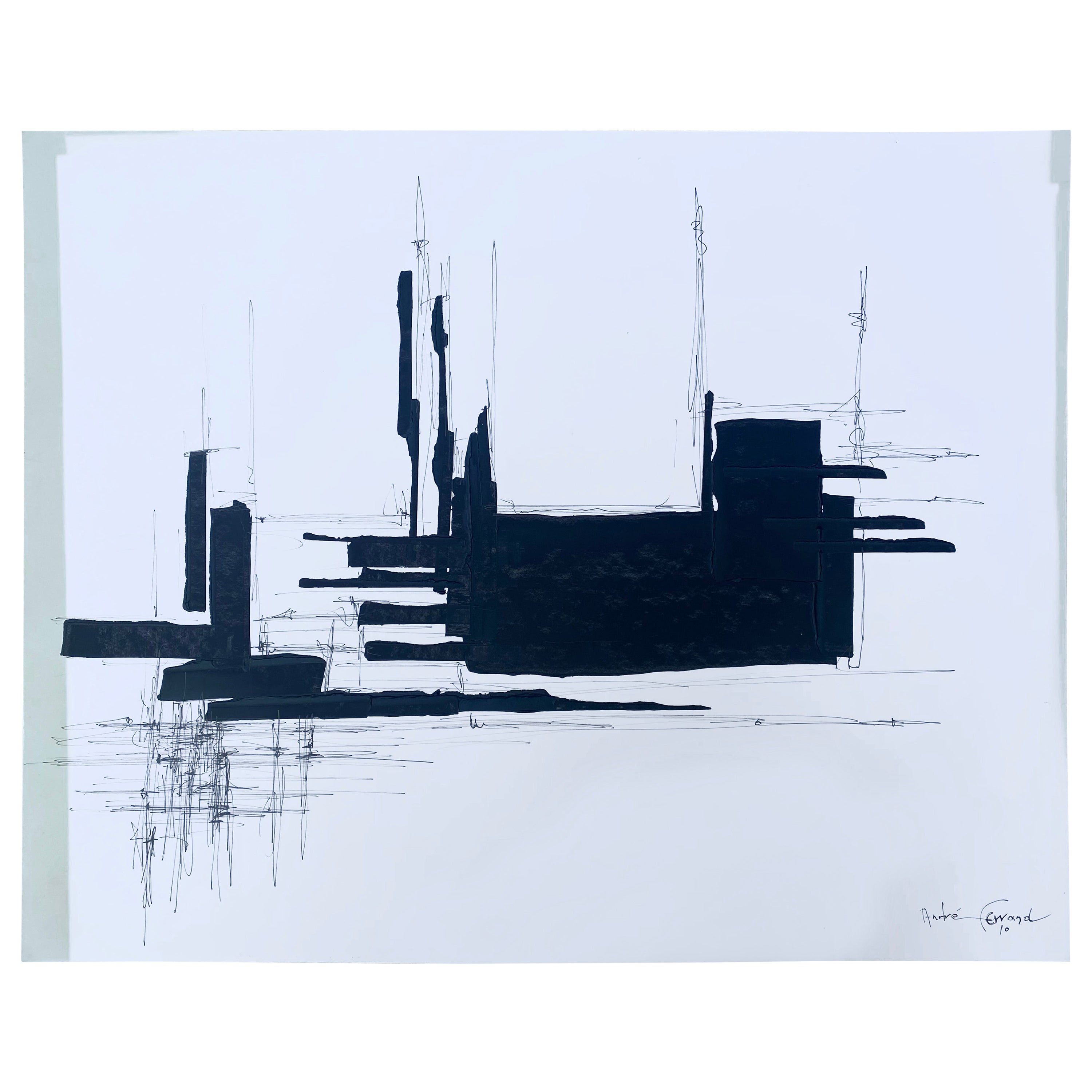 Spatula Ink 3, André Ferrand For Sale