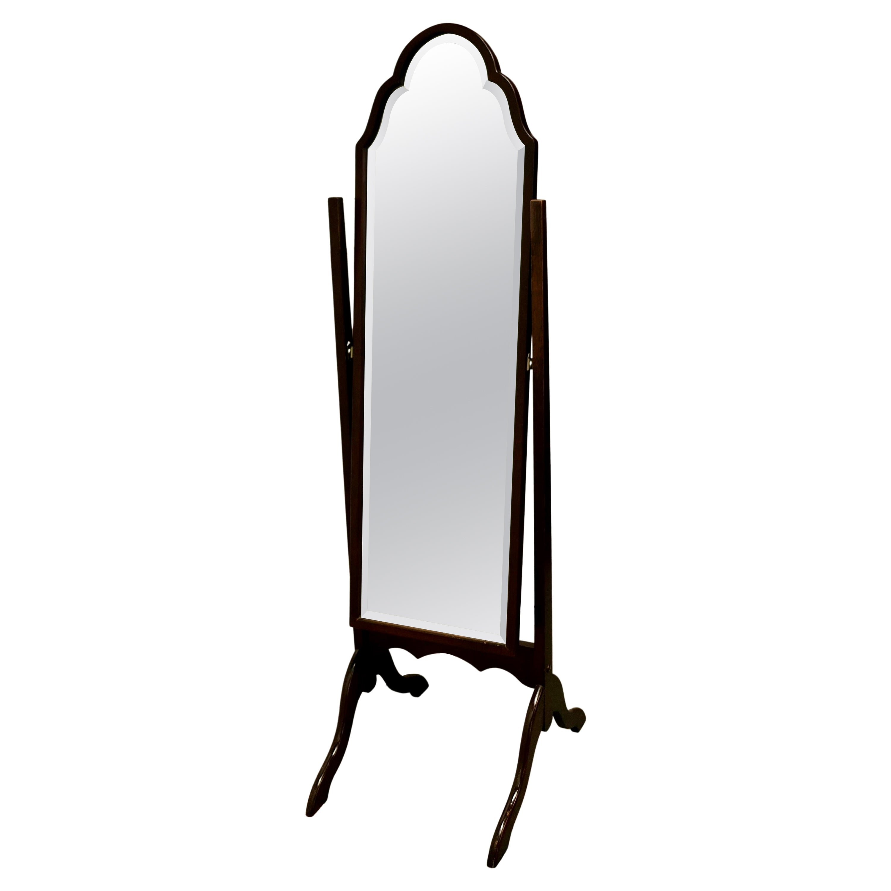 Edwardian Adams Cheval Mirror