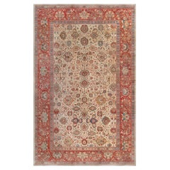 Doris Leslie Blau 19th Century Persian Sultanabad Rug Size Adjusted
