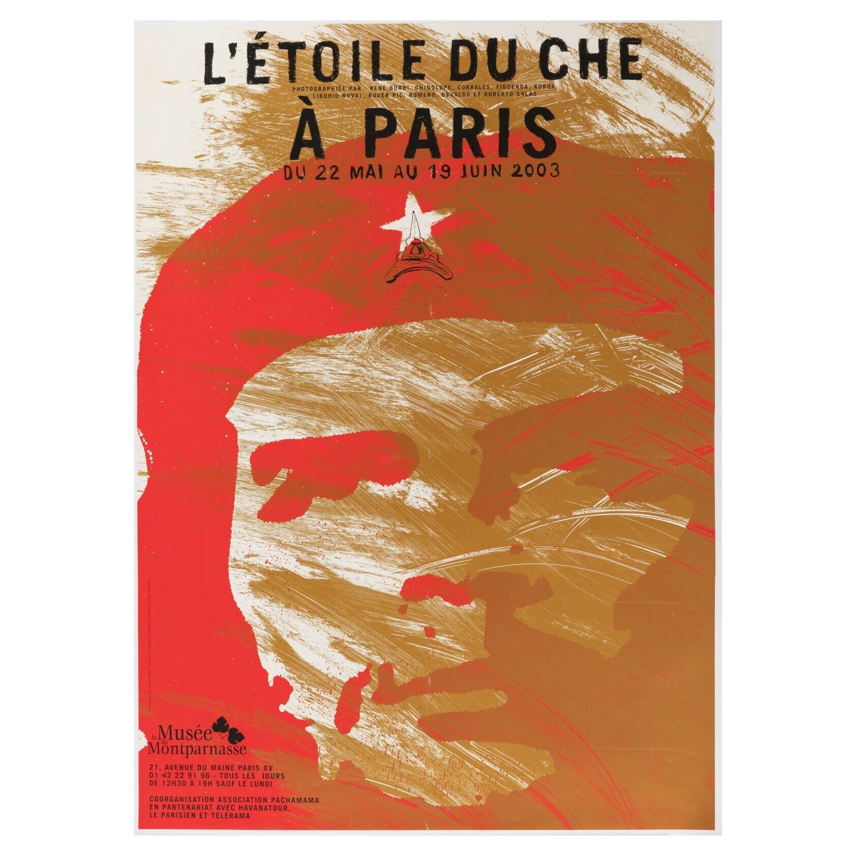 Original Poster, Che Guevara, The Star of Che, Exhibition Paris, 2003 For Sale