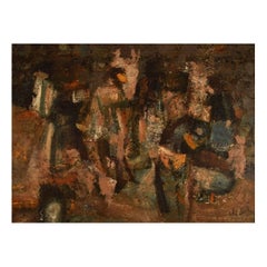 Charles Walter Howard, British artist. Oil on canvas. Abstract composition.