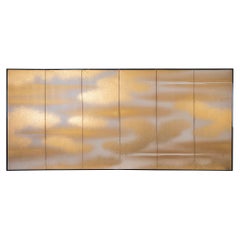 Japanese Six Panel Screen: Clouds of Golden Mist