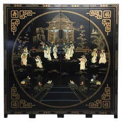 4-Panel Lacquer Room Divider