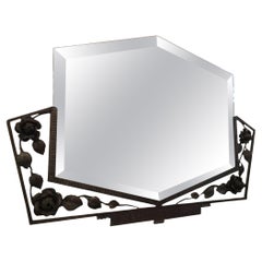 Art Deco Mirror, 1920, Material: Iron and Mirror, France