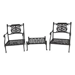 Naples Aged Bronze Aluminum Outdoor Patio Set by Fortunoff