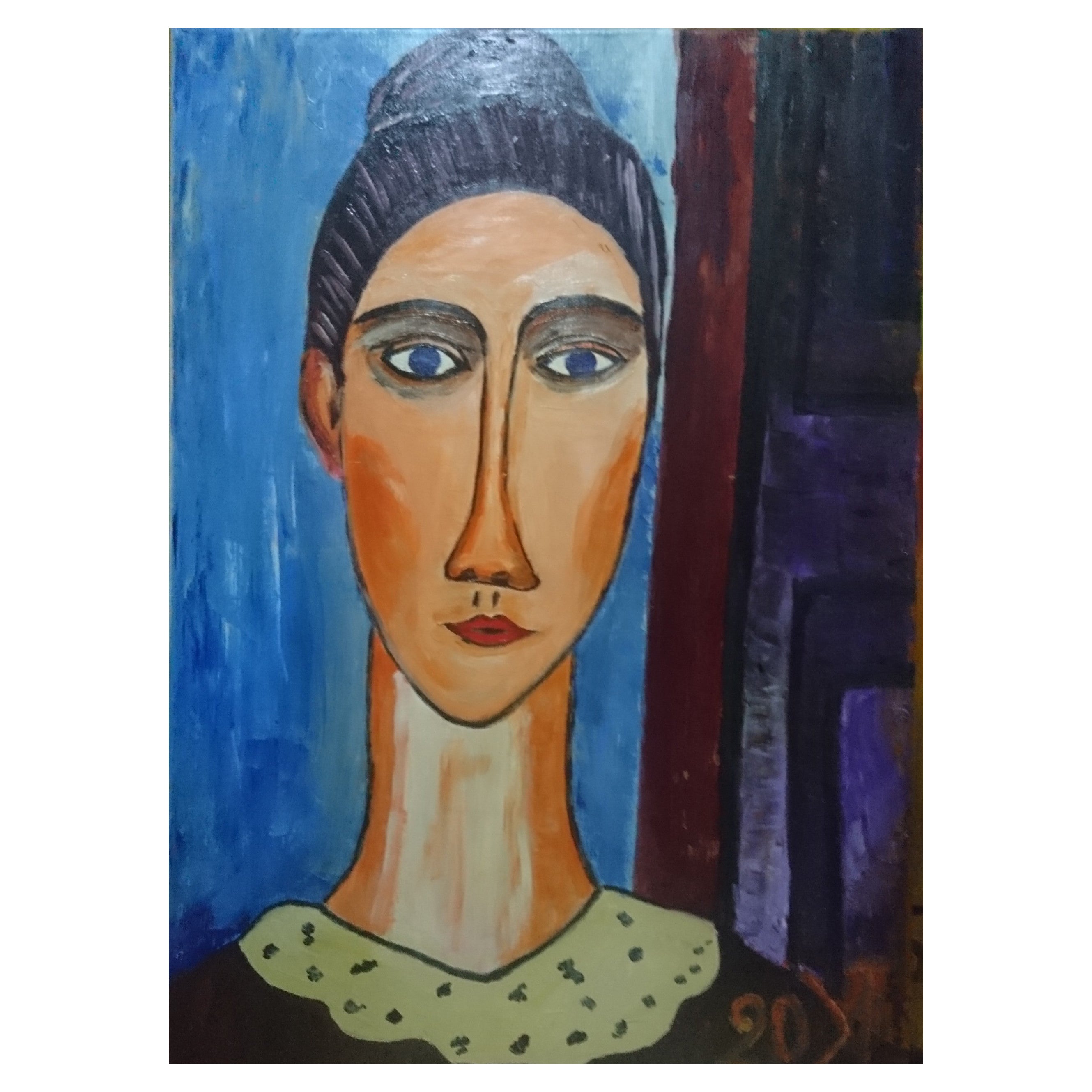 Jorna, Porträt einer Frau, 2020 im Angebot