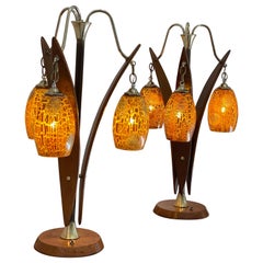 Pair of Danish Table Lamps