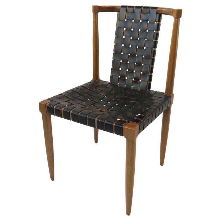 Tomlinson Leather Strap Chair For Sale at 1stDibs