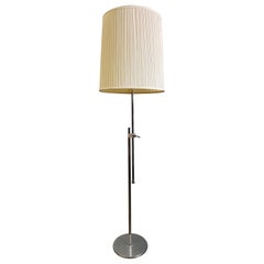 Midcentury Chrome adjustable Height Floor Lamp
