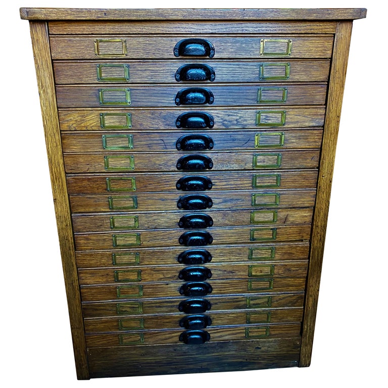 Vintage Map / Flat File at 1stDibs