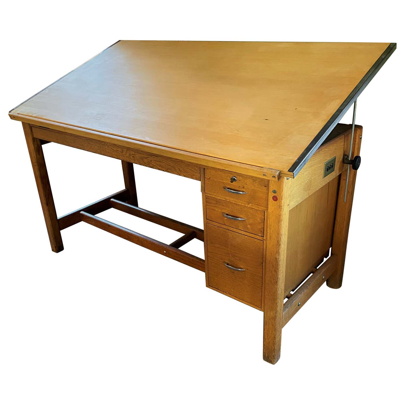 Vintage Drafting Table at 1stDibs | stacor drafting table
