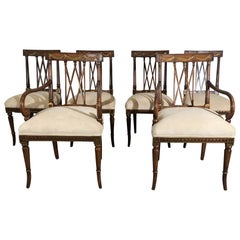 Neoclassical Style Dining Chairs Set of 6