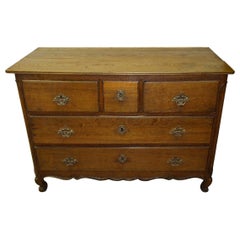 French Oak and Elm Commode