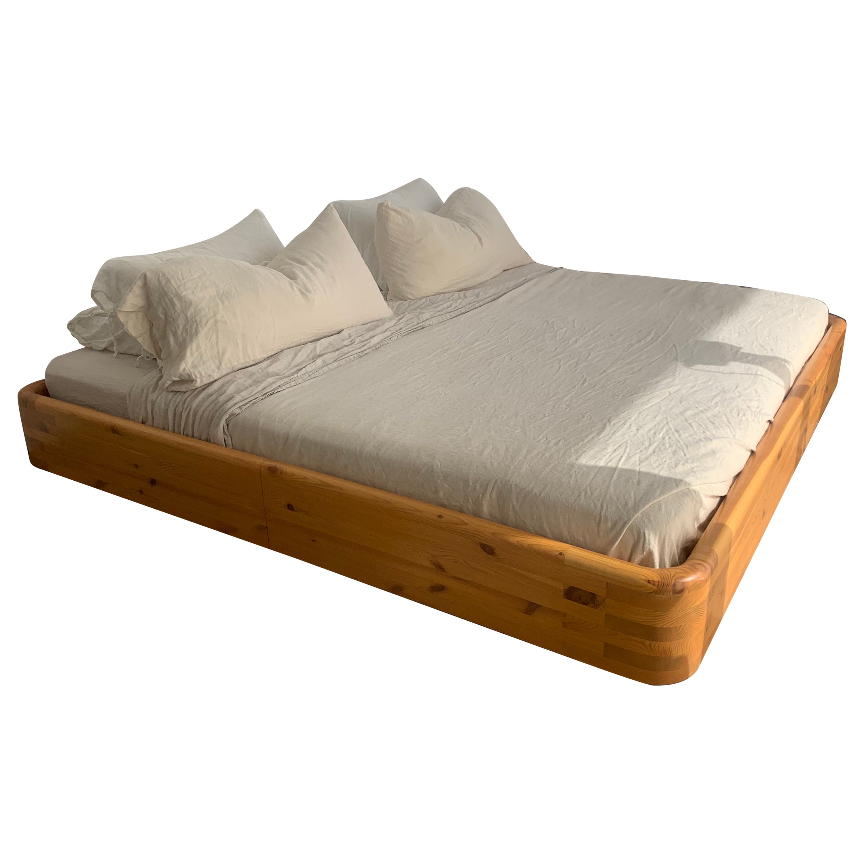 21st Century Custom Bentwood King Bed Frame