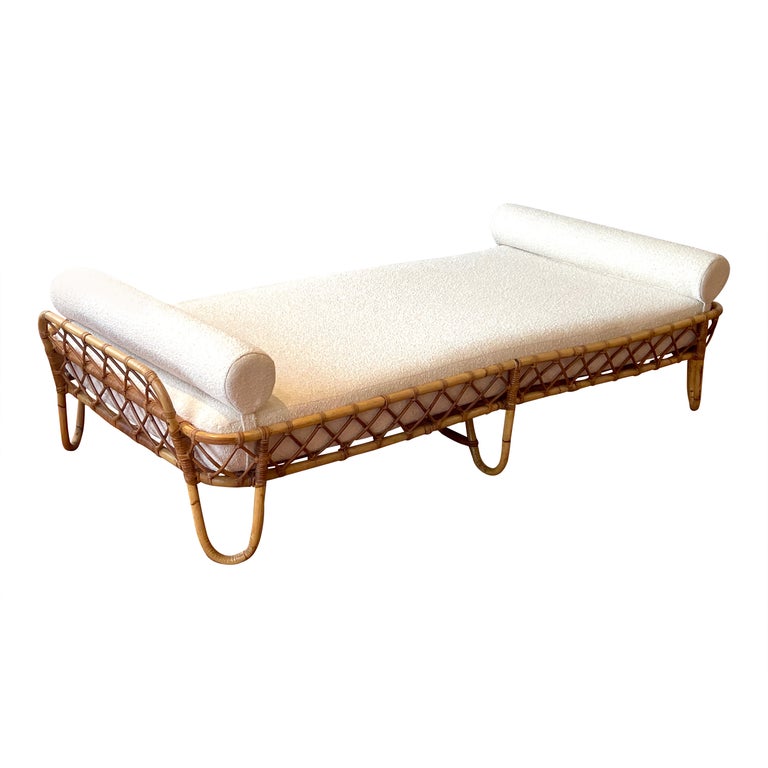 French Bamboo Daybed For Sale