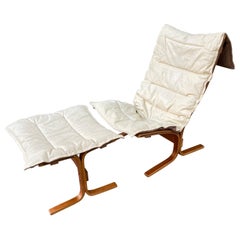 Vintage Ingmar Relling Siesta Lounge Chair and Ottoman for Westnofa