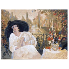 Large Original Oil on Canvas Painting by Isaac Maimon